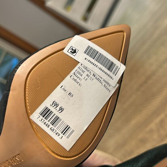 NWT Nine West ankle tie heels size 5.5 - Picture 4 of 8